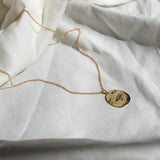 Large Natural Coin Necklace