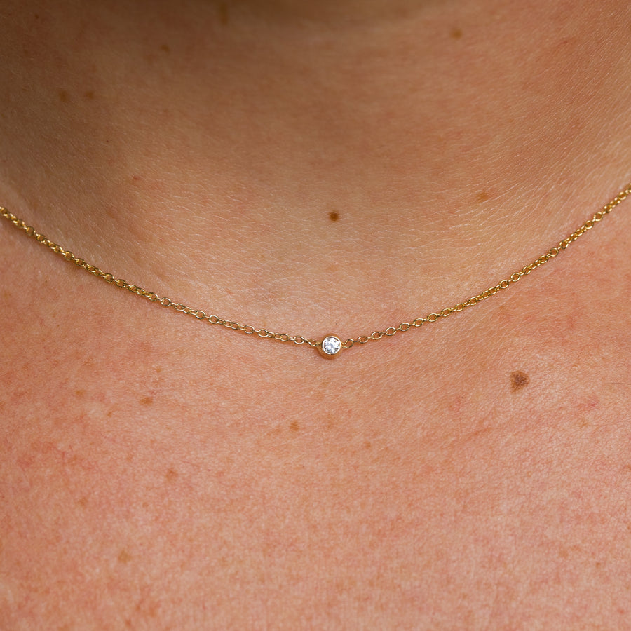 Tiny Star Diamond Necklace
