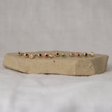 Single Pink Sapphire Gemstone Stud