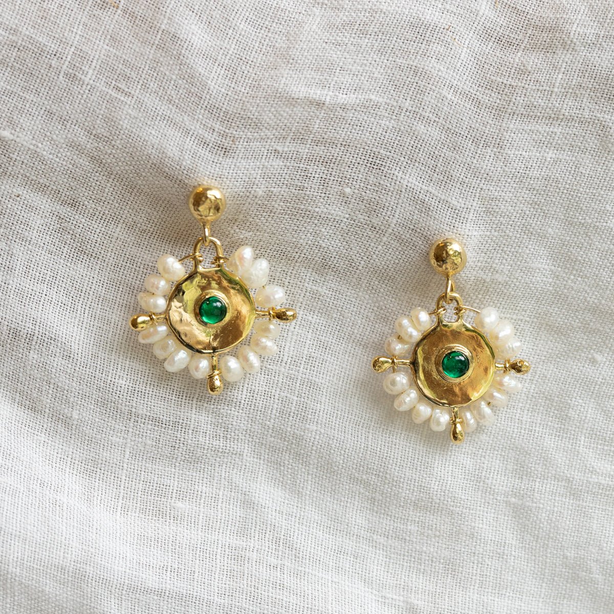 L'ange Emerald Earrings