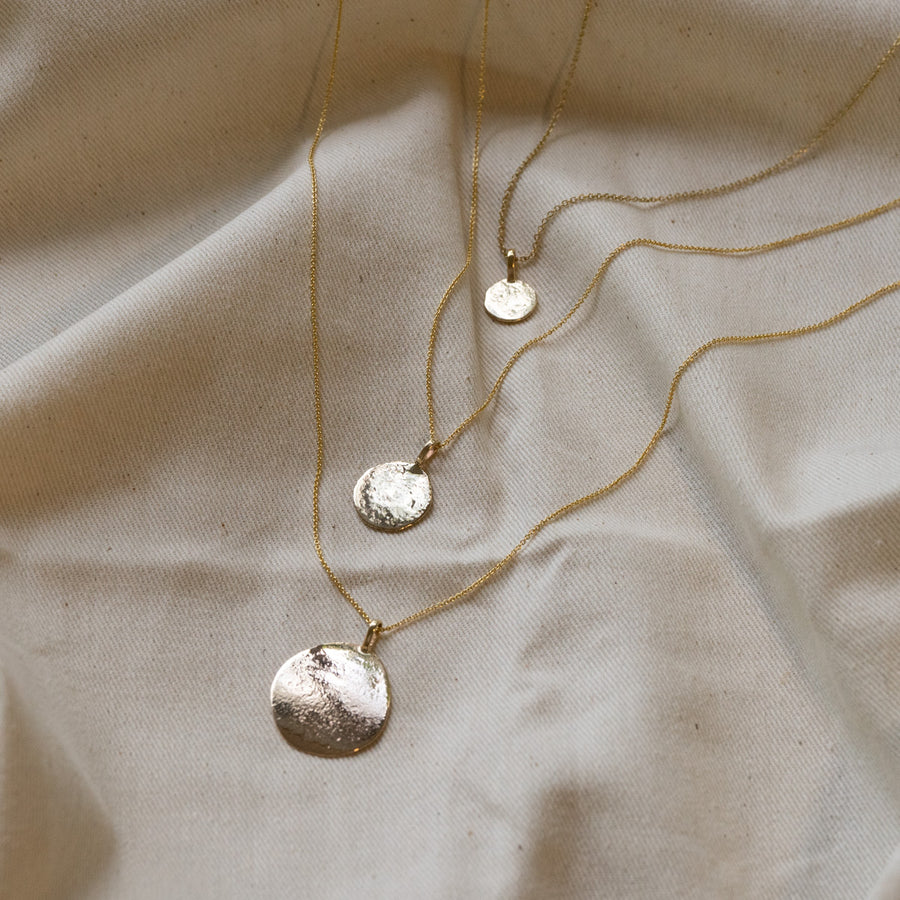 Mini Natural Coin Necklace