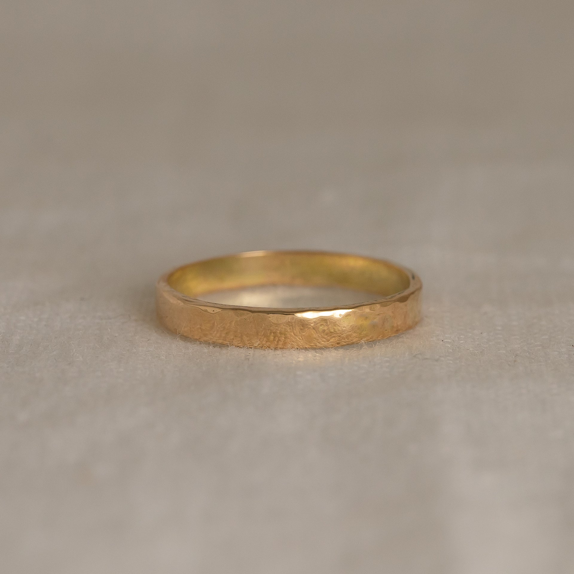 Hammered Haba Band 3mm