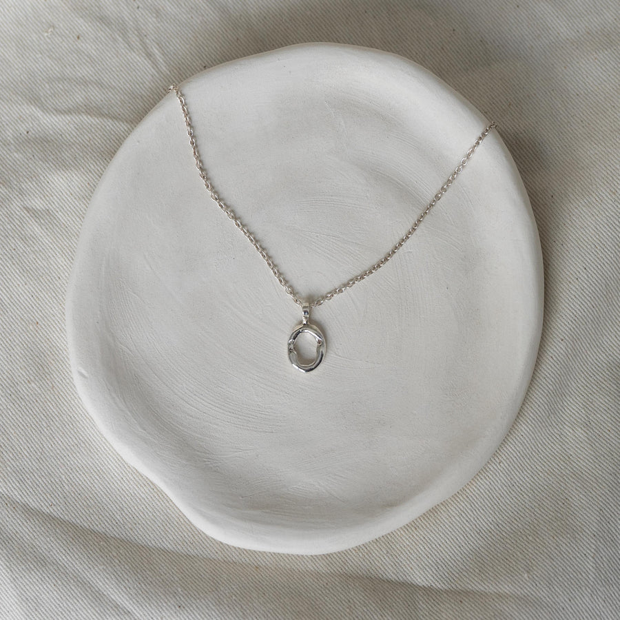 Mini Tidal Necklace Silver